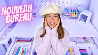 J'organise mon nouveau bureau avec vous ! 😅💗