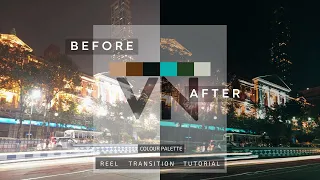 Colour Palette Before/After transition video detailed TUTORIAL (VN app) mobile