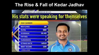 The Rise And Fall of Kedar Jadhav