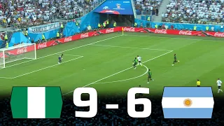 Nigeria Destroying Argentina : Nigeria 9 vs 6 Argentina Friendly Matches Highlights (2011-2017)