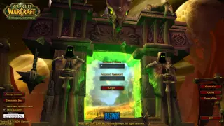 World of Warcraft The Burning Crusade Login Screen - HD 60fps