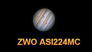 Jupiter Captured with ZWO ASI224MC Camera and SharpCap (Tutorial)