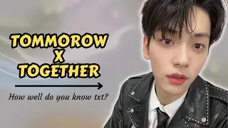 TXT QUIZ | ONLY REAL MOA CAN ACE THIS QUIZ | Get to know tomorrow x together