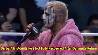 Darby Allin Admits He’s Not Fully Recovered After AEW Dynamite Return