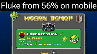 So I fluked the April fools weekly demon on mobile from 56%... // Congregation by Presta (rebeat)