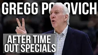 Gregg Popovich San Antonio Spurs After Time Out Sets