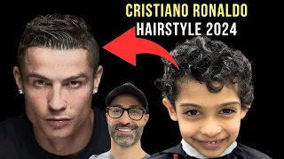 Inspired Cristiano Ronaldo Modern Undercut Hairstyle 2024 ☆ 🔥 Boys Haircut Tutorial