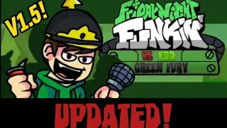 UPDATE on FNF VS Edd: Green Fury (and re-recording of laggy songs)