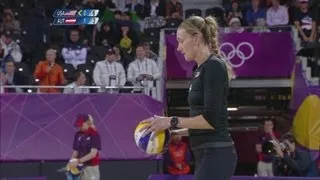 Women's Beach Volleyball Preliminary Round - USA v AUT | London 2012 Olympics