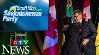 Watch Saskatchewan Premier Scott Moe's victory speech