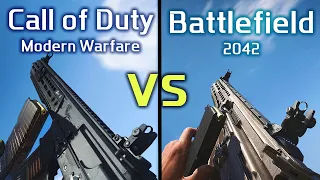 Battlefield 2042[Beta] vs Call of Duty: MW - All Weapons Comparison