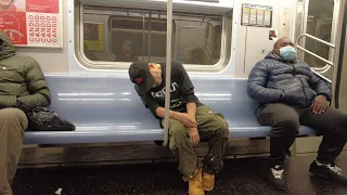 BIZARRE 2AM NYC SUBWAY Walk 4K (West 4th Street Station) December 2021 🇺🇸