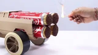 Cool Matchstick Powered Quad Jet Monster Truck