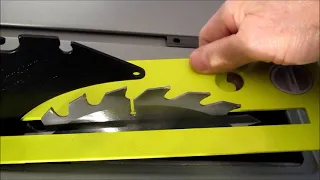 Mounting the Blade Guard on the RYOBI RTS08 8 1/4" Compact Table Saw