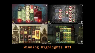 Slots winning highlights 21