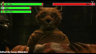 Fantastic Mr. Fox (2009) Second Rat Attack with healthbars