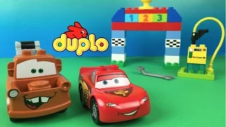 LEGO DUPLO DISNEY  PIXAR CARS LIGHTNING MCQUEEN MATER RACING AT PISTON CUP