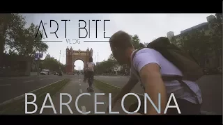 LONGBOARDING IN BARCELONA //ARTBite Vlog//