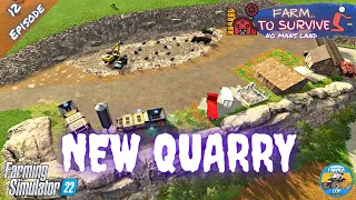 NEW QUARRY - No Mans Land - Episode 12 - Farming Simulator 22