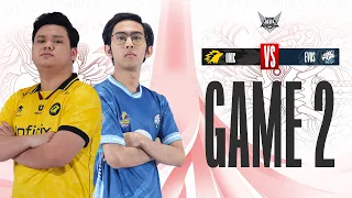 ONIC vs EVOS LEGENDS | Regular Season WEEK 3 DAY 3 | GAME 2 | #MPLIDS12