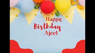 Ajeet Happy Birthday | Birthday Songs with name | Birthday Reel |Janamdin | Janmdin | #Ad4beloved