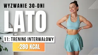 WYZWANIE LATO 🔥11: Trening odchudzający -280 KCAL