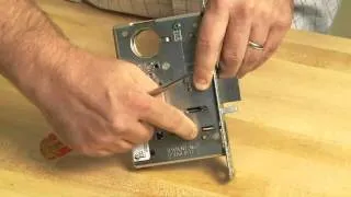 How to Change the Handing of a SARGENT Mortise Lock