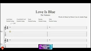Love Is Blue Guitar for Band with TABs
