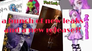 monster high doll news!!! a bunch of new leaks! mouscedes and venus in g3?!