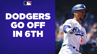 Dodgers CRUSH THREE HOMERS in 6th inning to take the lead!!