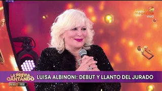 El debut de Luisa Albinoni en Cantando 2020 movilizó a todos