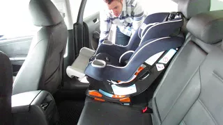 How To Install Graco Extend2Fit Convertible Car Seat Front-Facing