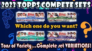 WHICH COMPLETE SET SHOULD YOU BUY??  Guide to 2023 Topps Complete Set - New offerings from Topps!!
