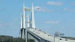 Jacksonville Dames Point Bridge in 4K