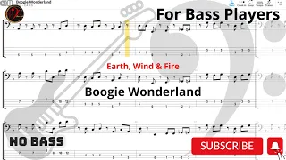 Earth,Wind & Fire - Boogie Wonderland (Play Along Tabs) (Bass Cover)
