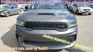 Prišlo Dodge Durango! Zase ďalšie sklamanie! PREČO? To sa dozviete v tomto video. Toto je Copart!