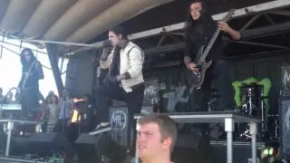 Motionless In White - If It's Dead, We'll Kill It - NEW SONG 2012- Seattle WA- Warped Tour 2012-