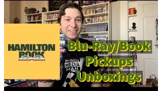 Hamilton Book Unboxing from January - Blu-Ray, Scream Factory, Olive Films, Movie Books!