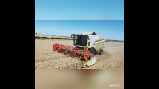 Claas Tucano 430 in the Scottish Borders.