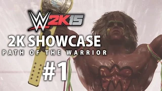 WWE 2K15 (PS4) 2K Showcase - Path of the Warrior Gameplay Walkthrough Part 1