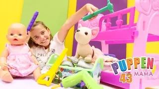 Puppen Mama - Wir reparieren das Kinderbett - Spielspaß mit Baby Born