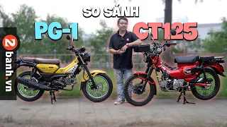 So sánh chi tiết Honda CT125 và Yamaha PG-1: Xe nào ngon hơn? | 2banh Review