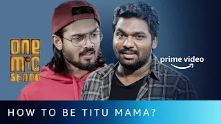 @BBKiVines Teaches @ZakirKhan To Talk Like 'Titu Mama' 😂 | One Mic Stand | Prime Video #shorts