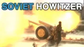 Afghan's Soviet D-30 Howitzer Live Fire