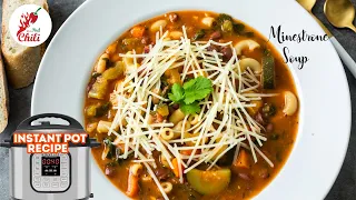 BEST Minestrone Soup in the Instant Pot | Winter soup recipes | Vegan recipes | Instant pot recipes