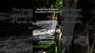 Double Pain Relief with Pure 4hz & 174hz Frequencies