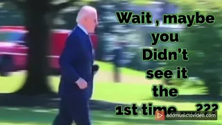 Why was President Joe Biden was Running from the press