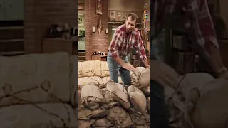 Al Bundy Builds Epic Bunker around his couch! 😂 #shorts #spoof