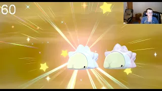 Live DOUBLE Shiny Snom B2B with Ice Scales! 60 and 61 Eggs!! Insane Reaction!