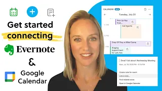 Get started connecting Evernote and Google Calendar